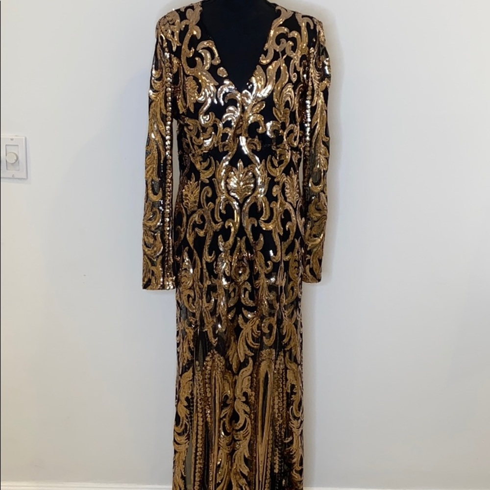 Sequin dress with Bodysuit built in